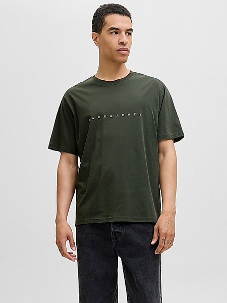Jack & Jones Rundhalsshirt JJESTAR mit Pigmentprint und Baumwollgefühl mit günstig online kaufen