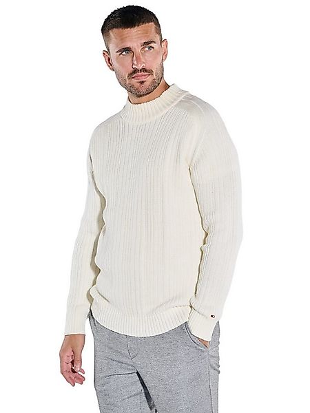emilio adani Rollkragenpullover Herren Pullover mit Stehkragen, Naturweiss günstig online kaufen