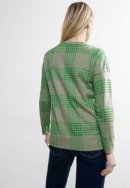 Cecil Rundhalsshirt, aus elastischem Materialmix günstig online kaufen