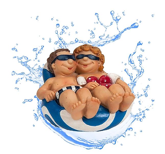LB H&F Lilienburg Teichfigur Schwimmfigur Teichfigur Urlauber schwimmt Teic günstig online kaufen