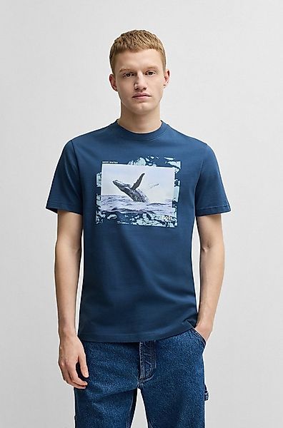 BOSS ORANGE T-Shirt Te Dunetrace mit großem Fotodruck günstig online kaufen