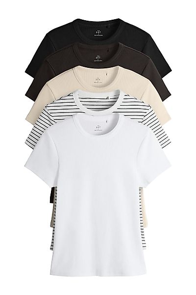The Set T-Shirt The Set gerippte günstig online kaufen