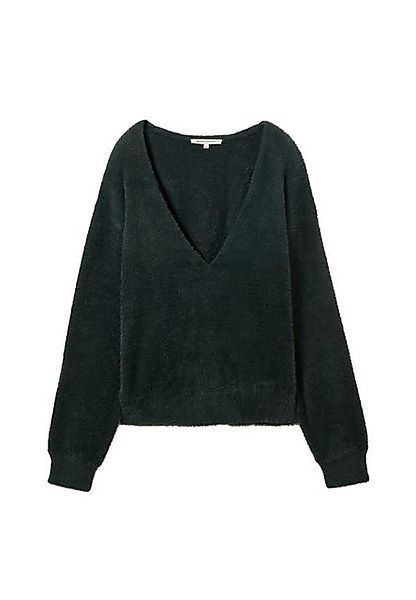 TOM TAILOR Strickpullover Pullover Strickpullover V-Neck (1-tlg) günstig online kaufen