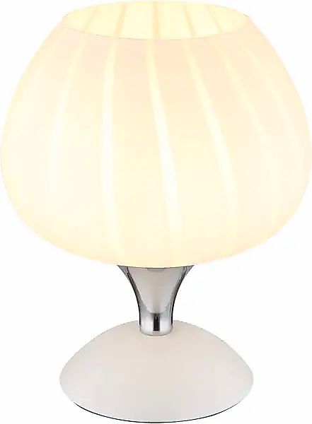 GLOBO LIGHTING Tischleuchte »MAXY« E27 1 Stk. Tischlampe Glas opal Dekorill günstig online kaufen
