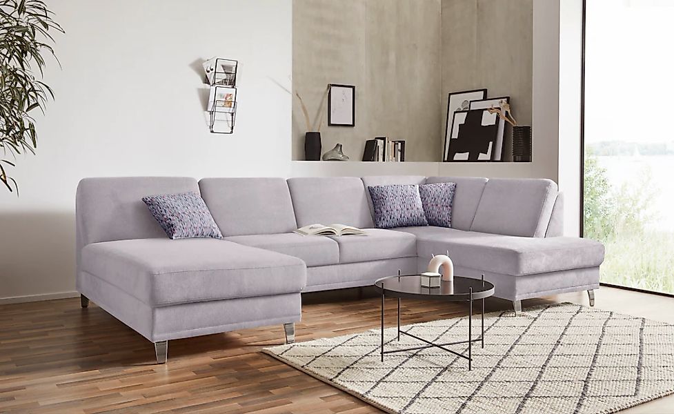 sit&more Wohnlandschaft "Clio U-Form" wahlweise mit Bettfunktion und Bettka günstig online kaufen