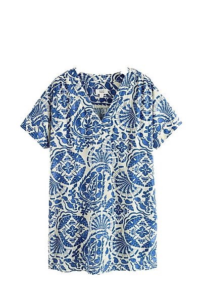 Next Minikleid Kaftan-Minikleid mit Leinenanteil (1-tlg) günstig online kaufen