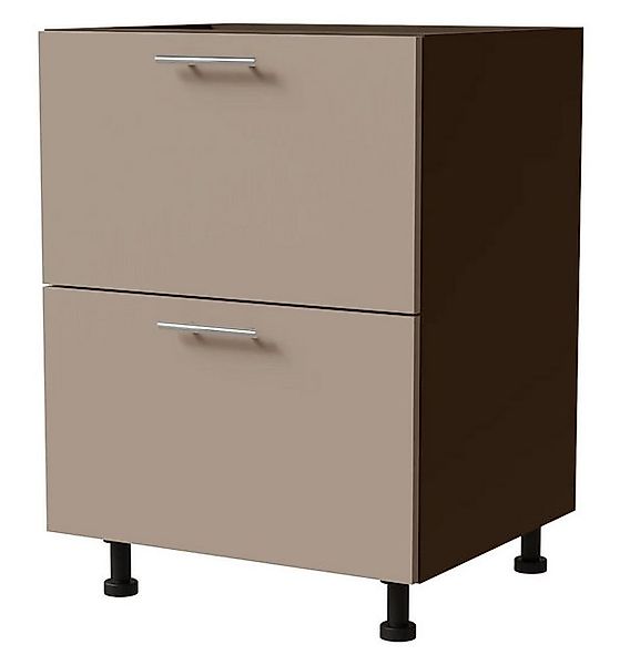 Feldmann-Wohnen Unterschrank Brerra (D2/60, 2 Schubladen - REJS Comfort Box günstig online kaufen