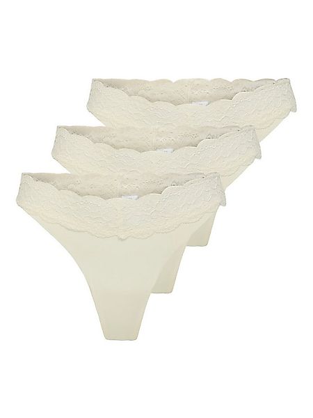 ONLY Tanga ONLCHLOE LACE S.S THONG 3-PACK ACC (Packung, 3-St) günstig online kaufen