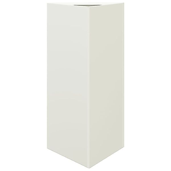 vidaXL Blumentopf Pflanzkübel Weiß Dreieckig 40x34,5x70 günstig online kaufen