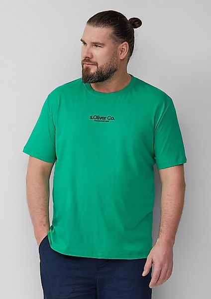 s.Oliver Kurzarmshirt T-Shirt T-Shirt aus Baumwolle günstig online kaufen