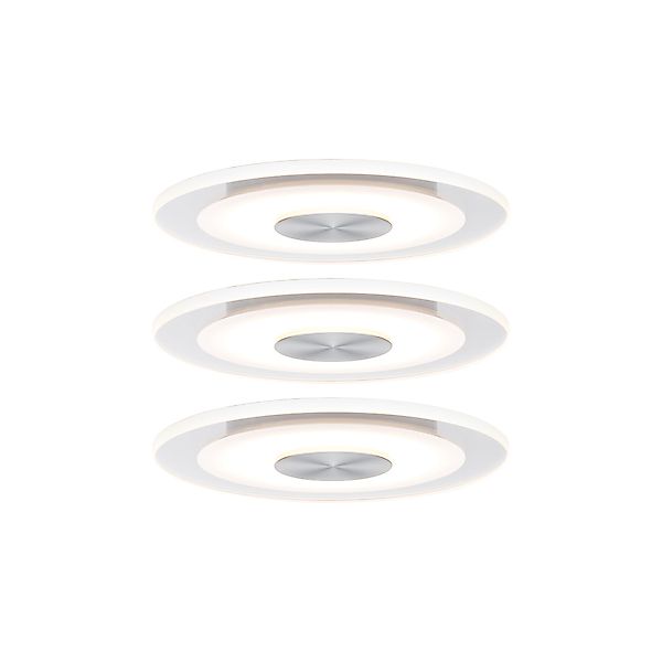 Paulmann "Premium LED Einbauleuchte Whirl Basisset rund 120mm 3x4,9W 3x180l günstig online kaufen