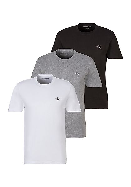 Calvin Klein Jeans T-Shirt "3 PACK MONOLOGO T-SHIRT", (3 tlg.), mit Logodru günstig online kaufen