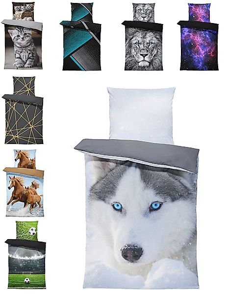 One Home Bettwäsche Fotodruck, Mikrofaser, 4 günstig online kaufen