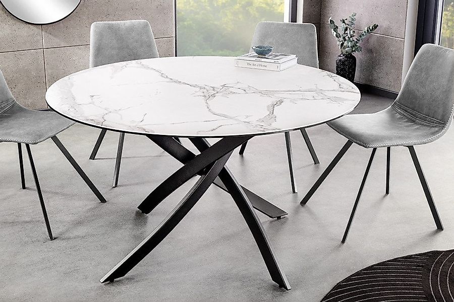 riess-ambiente Esstisch ALPINE 120cm weiß / günstig online kaufen