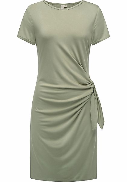 Ragwear Shirtkleid "Knotta" Ohne Tasche Kurzarm Sommerkleid mit seitlichem günstig online kaufen