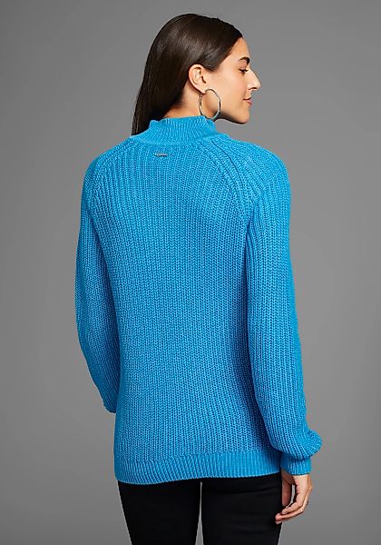 Laura Scott Strickpullover mit Stehkragen günstig online kaufen