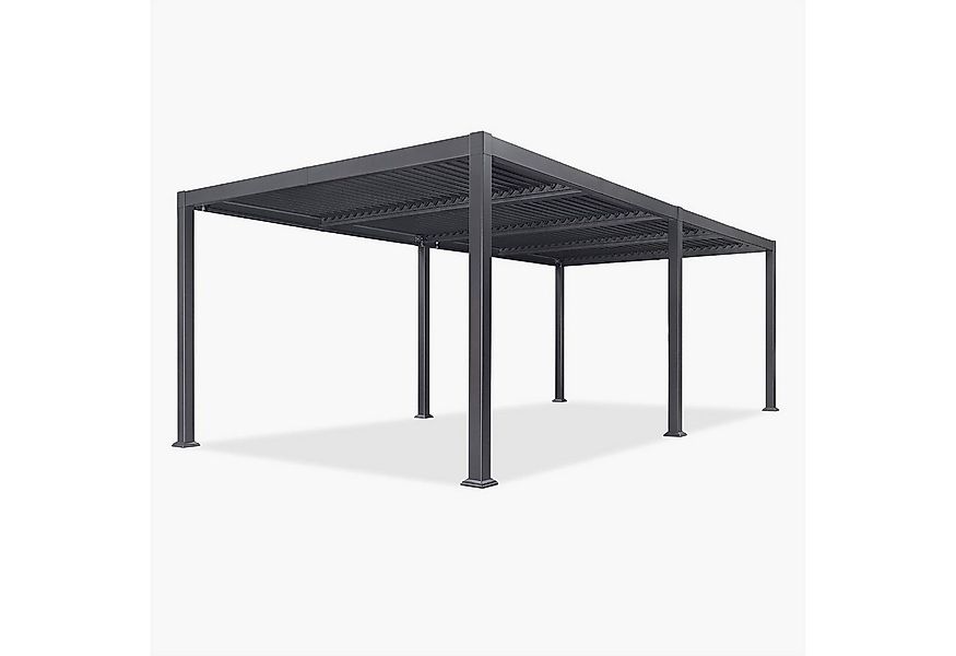 PURPLE LEAF Pergola Alu Terrassenüberdachung mit Lamellendach, stabiler Gar günstig online kaufen