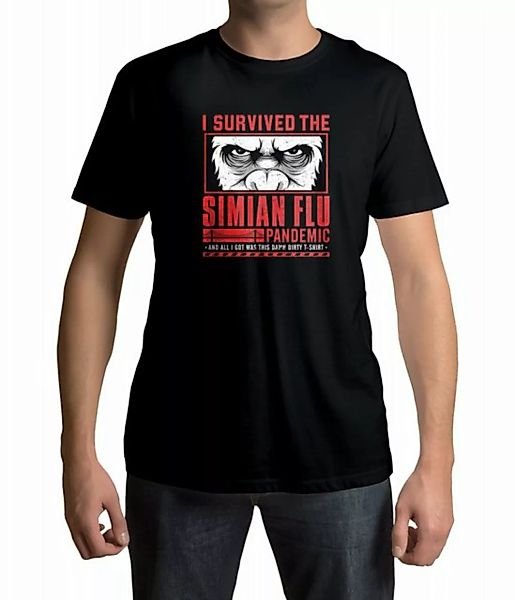 Lootchest T-Shirt Survived Simian Flu günstig online kaufen