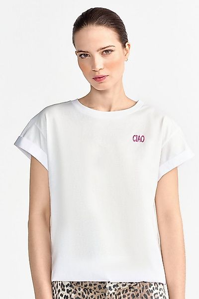 RICHROYAL T-Shirt mit modischem Schriftzug günstig online kaufen