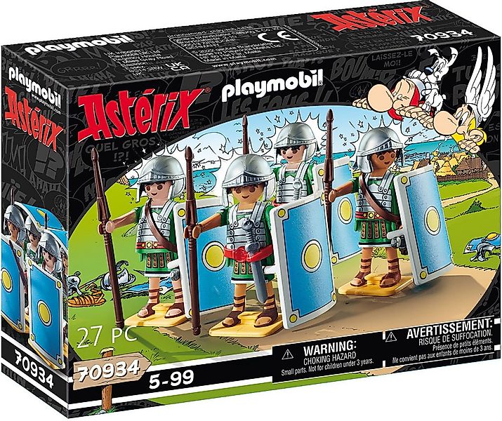Playmobil® Römertrupp (70934), Asterix Konstruktions-Spielset, (27 St), Mad günstig online kaufen