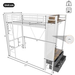 Ulife Hochbett mit Trockenstab, Einlegeböden, 4 günstig online kaufen