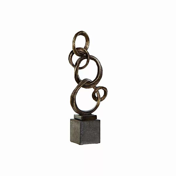 Deko-figur Dkd Home Decor Metall Harz Kreise (16 X 8.5 X 40.5 Cm) günstig online kaufen