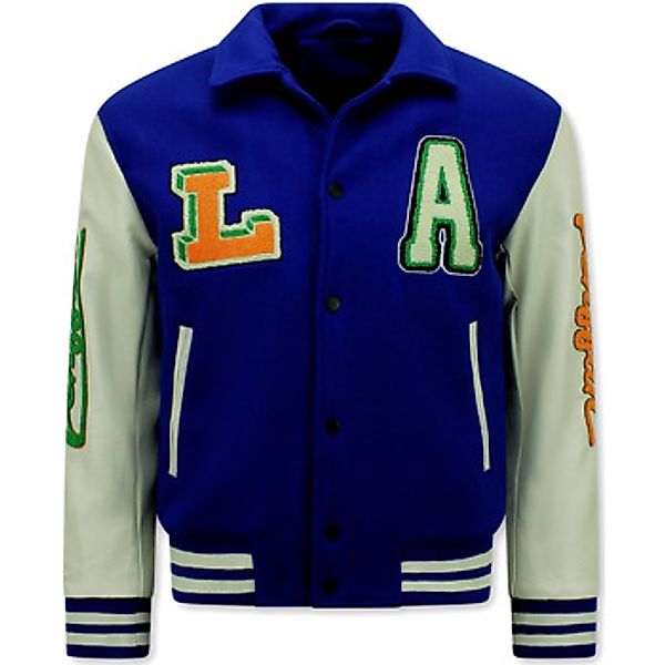 Enos  Blazer Gestickte Retro College Jacken In günstig online kaufen