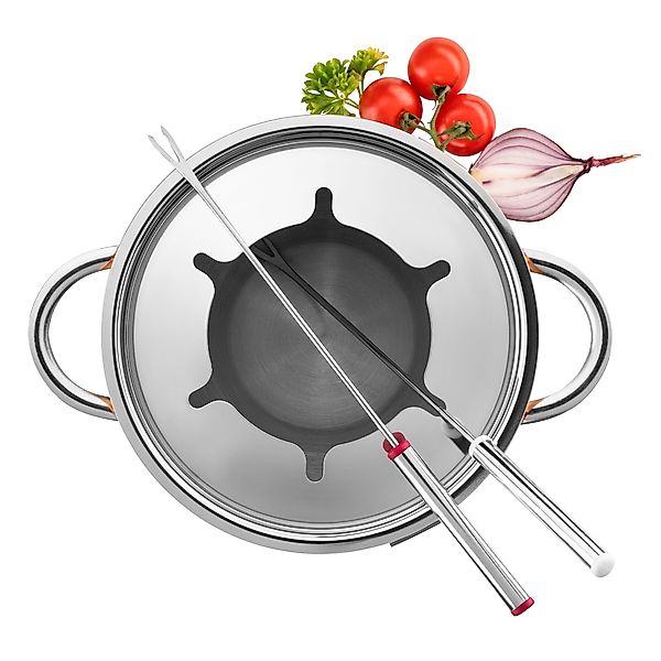 MÄSER Fonduetopf, Edelstahl 18/0, (Set, 10 tlg.) günstig online kaufen