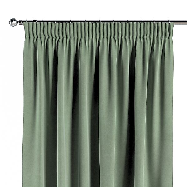 Vorhang mit Kräuselband, grün, Crema (185-83) günstig online kaufen
