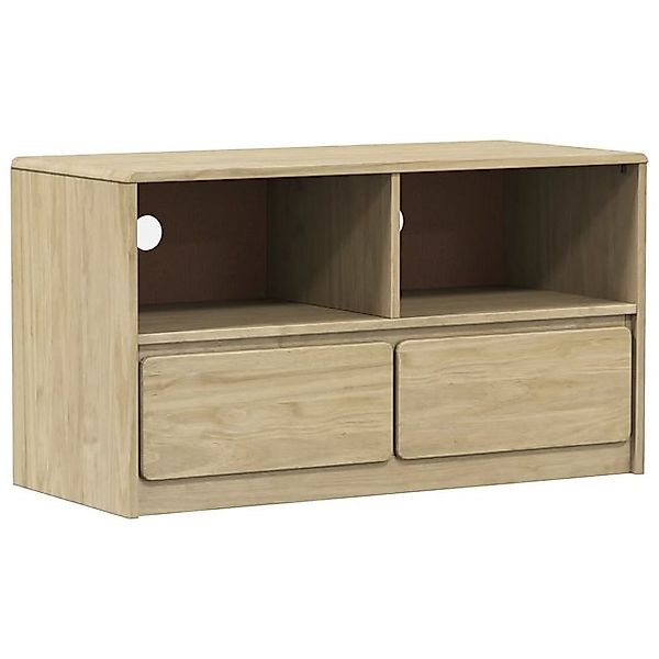 vidaXL TV-Schrank TV-Schrank SAUDA Eiche-Optik 99x43x55 cm Massivholz Kiefe günstig online kaufen