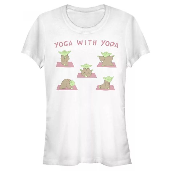 Star Wars - Classic Yoga With Yoda - Frauen T-Shirt günstig online kaufen