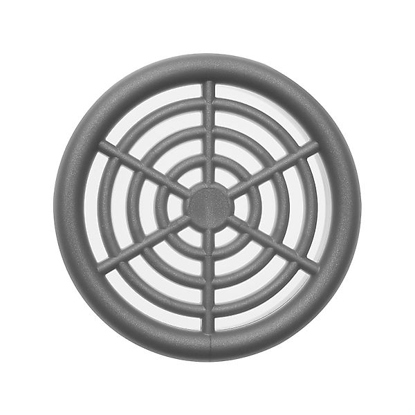 SOTECH 1 Stück Lüftungsrosette Ø48 mm aus Kunststoff Zum Einlassen Silbergr günstig online kaufen