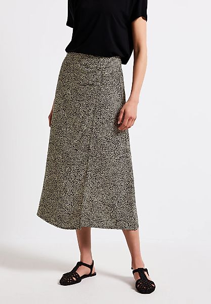 STREET ONE Sommerrock, softer Materialmix günstig online kaufen