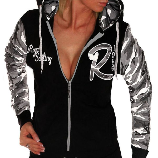 Jaylvis Collegejacke Damen Collegejacke Sweatjacke Sportjacke günstig online kaufen