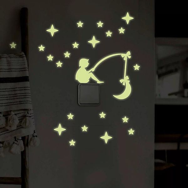 Wall-Art Wandtattoo "Leuchtsterne Lichtschalter", (1 St.) günstig online kaufen
