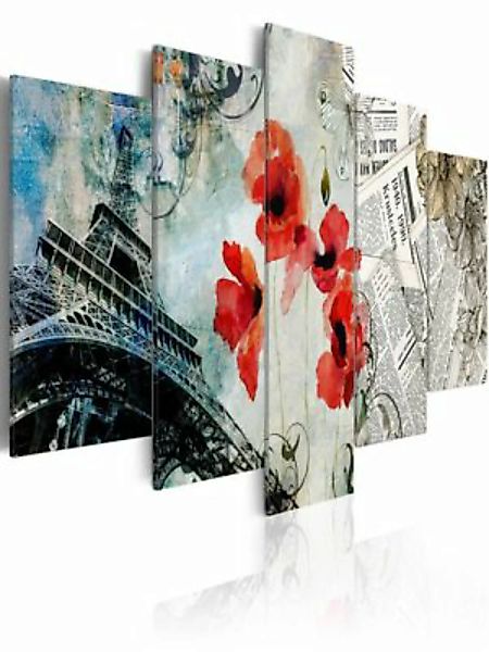 artgeist Wandbild Memories of Paris mehrfarbig Gr. 200 x 100 günstig online kaufen