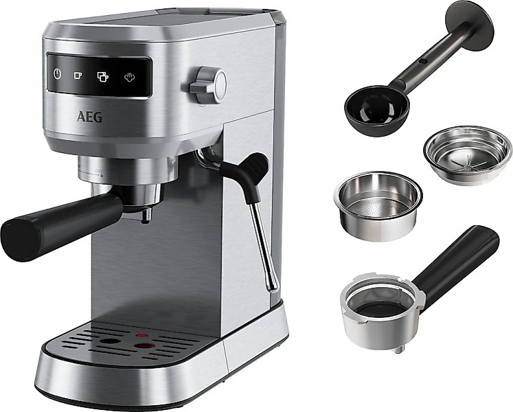AEG Espressomaschine "Gourmet 6 EC6-1-6ST" Korbfilter Siebträger günstig online kaufen