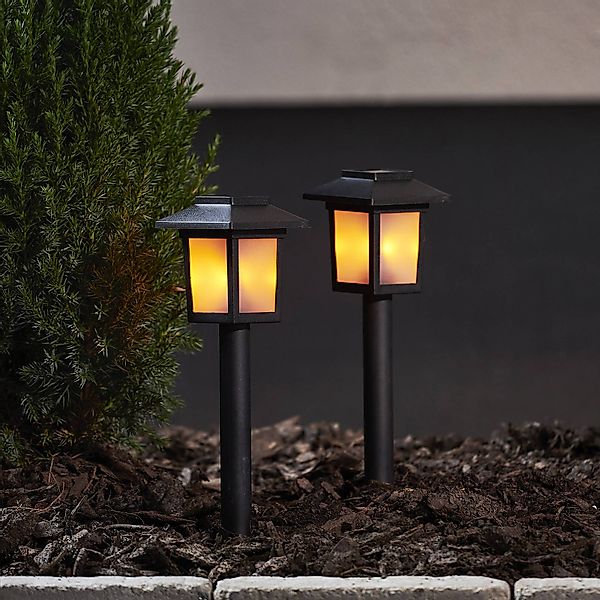 STAR TRADING LED Solarleuchte, Solar-Fackel Flame günstig online kaufen