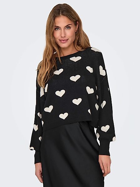 ONLY Strickpullover ONLMONTANA LS JQ O-NECK CC KNT mit Rippbündchen günstig online kaufen