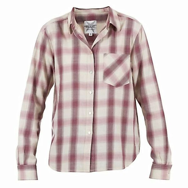 Blue Sportswear Karobluse Kariertes Baumwoll Hemd Nome in Rosé-Mauve günstig online kaufen