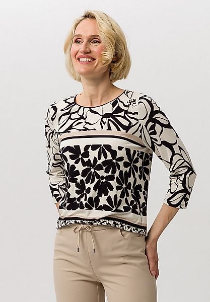 FRANK WALDER 3/4-Arm-Shirt mit Panneauxprint günstig online kaufen