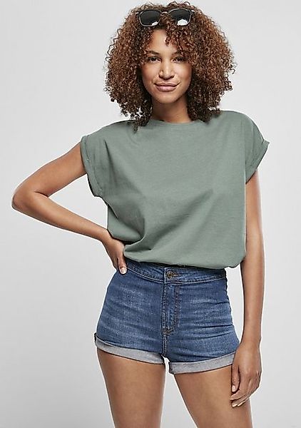 URBAN CLASSICS Kurzarmshirt "Urban Classics Damen Ladies Extended Shoulder günstig online kaufen