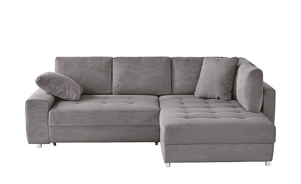 bobb Ecksofa  Arissa de Luxe ¦ grau ¦ Maße (cm): B: 265 H: 84 T: 215.0 Pols günstig online kaufen
