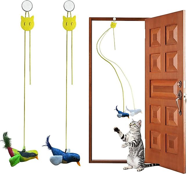 FELIXLEO Tier-Beschäftigungsspielzeug Interaktives Katzenspielzeug, Elastis günstig online kaufen