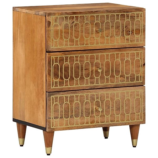 vidaXL Nachttisch 50x33x62 cm Massivholz Mango 358293 günstig online kaufen