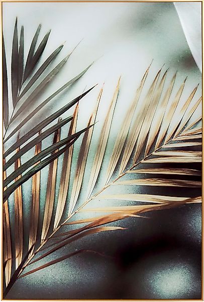Casablanca by Gilde Acrylglasbild »Bild Goldener Farn«, (1 St.) günstig online kaufen