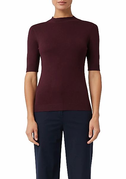 Comma Strickpullover halbarm, mit Stehkragen günstig online kaufen