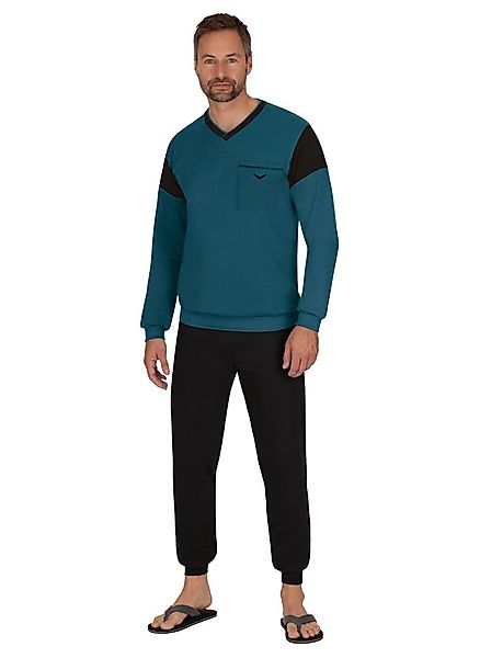 Trigema Schlafanzug TRIGEMA Schlafanzug in modischem günstig online kaufen