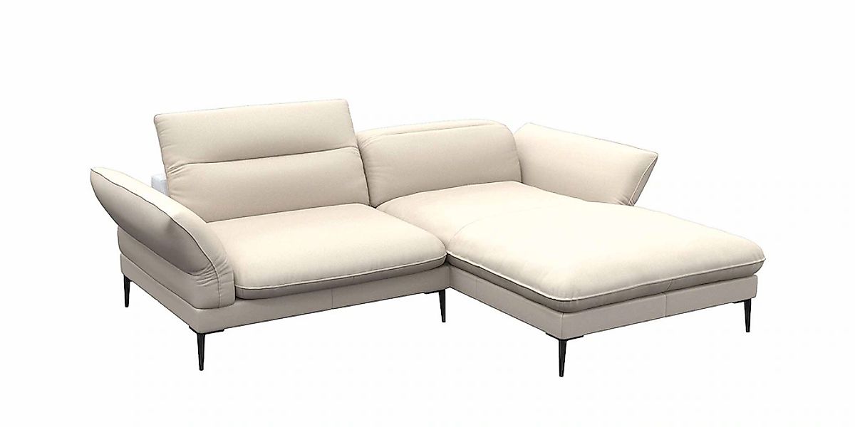 FLEXLUX Ecksofa "Salino, Funktionssofa mit Recamiere, Relaxsofa, Ecksofa" S günstig online kaufen