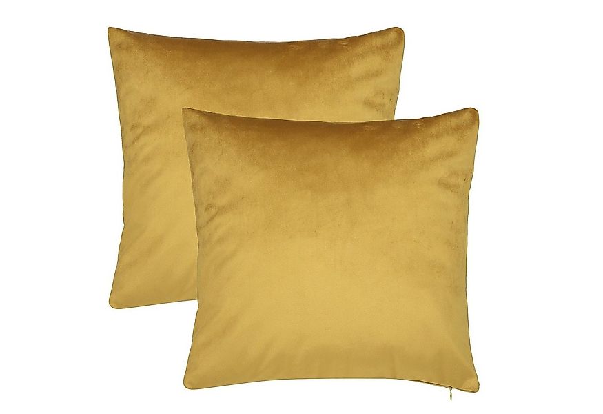 BARBONS Kissenbezug Stilvolle Kissenbezüge aus samtigem Stoff, Kissenhülle, günstig online kaufen